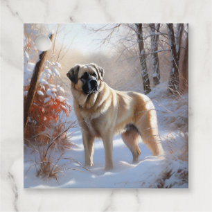 Anatolian Shepherd Let It Snow Christmas  Favour Tags