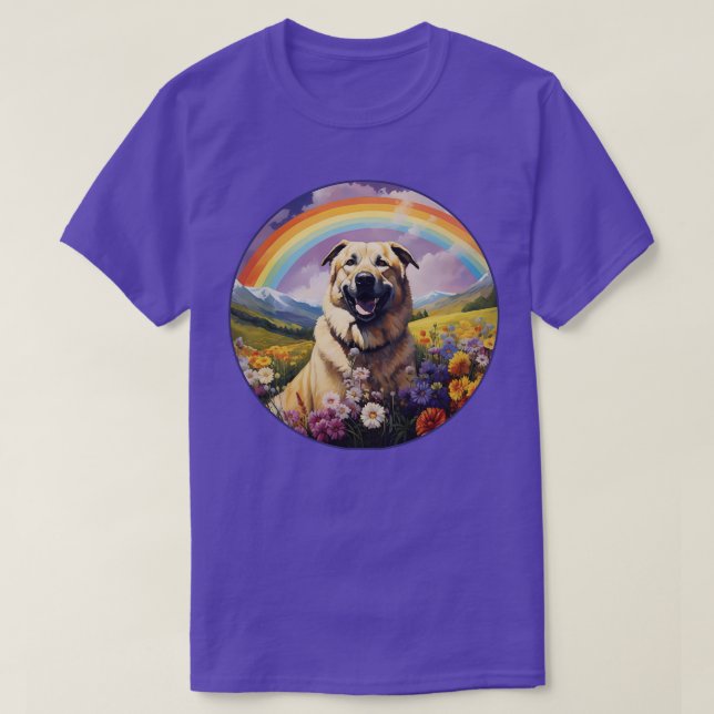 Anatolian Shepherd Memorial Rainbow Bridge Kangal  T-Shirt (Design Front)
