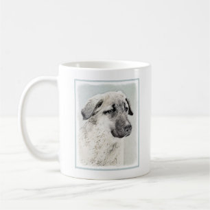 Anatolian Shepherd Painting - Original Dog Art Coffee Mug