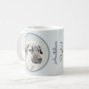 Anatolian Shepherd Painting - Original Dog Art Coffee Mug