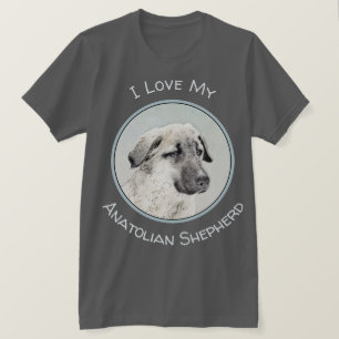 Anatolian Shepherd Painting - Original Dog Art T-Shirt