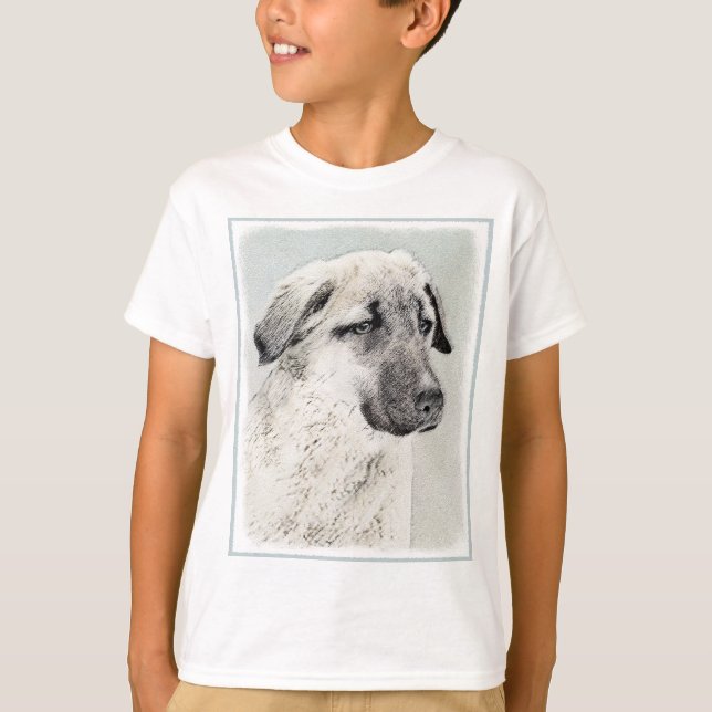 Anatolian Shepherd Painting - Original Dog Art T-Shirt (Front)