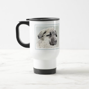 Anatolian Shepherd Painting - Original Dog Art Travel Mug