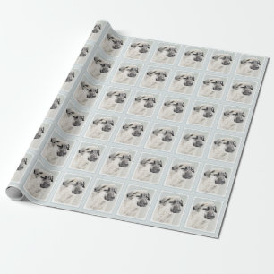 Anatolian Shepherd Painting - Original Dog Art Wrapping Paper