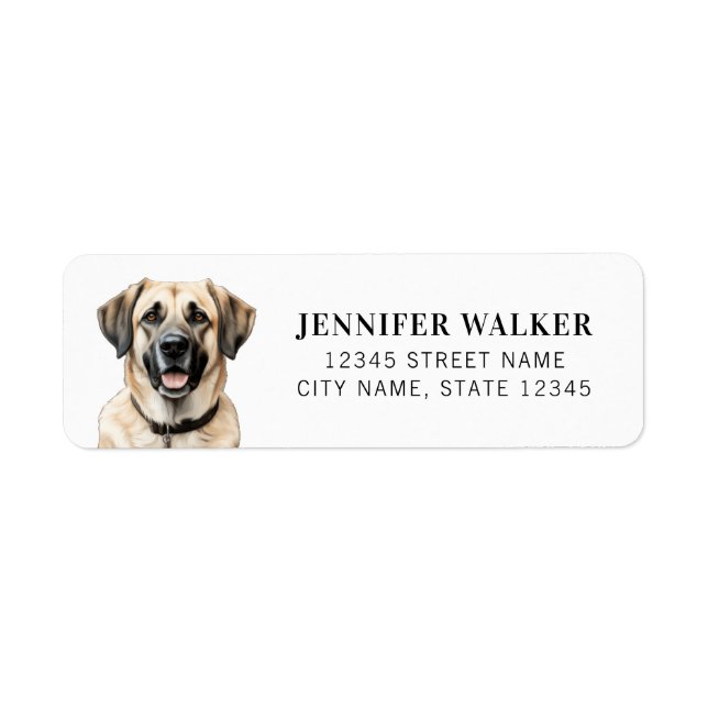 Anatolian Shepherd Return Address Labels (Front)