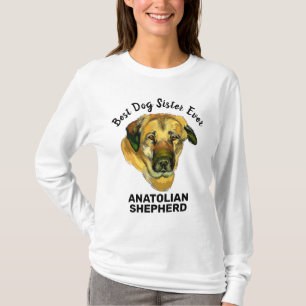 Anatolian Shepherd watercolor best dog sister T-Shirt