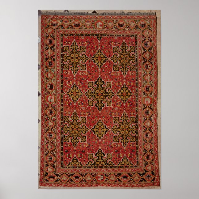 Anatolian Star Ushak carpet, 1585 Poster (Front)