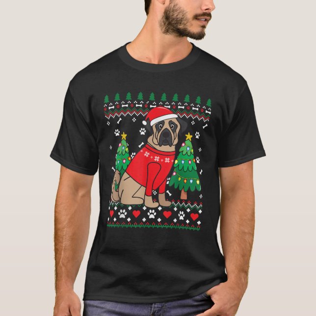 Anatolic Shepherd Dog Christmas Funny Tree Gift Me T-Shirt (Front)