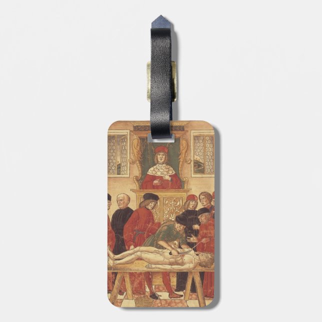 Anatomia Italiana Luggage Tag (Back Vertical)
