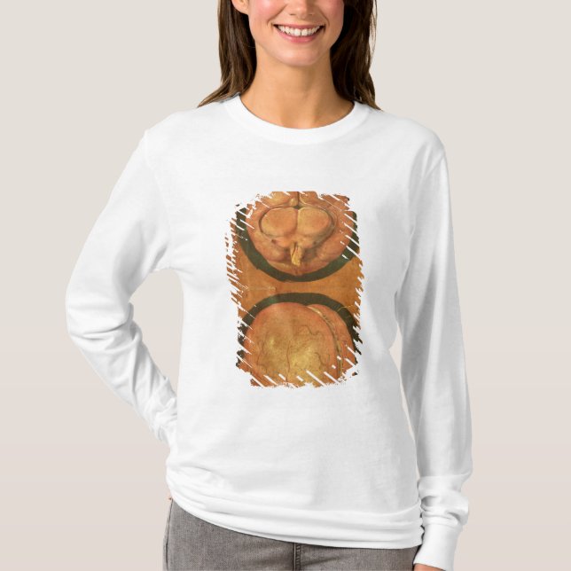 Anatomical drawing of the human brain T-Shirt (Front)