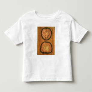 Anatomical drawing of the human brain toddler T-Shirt