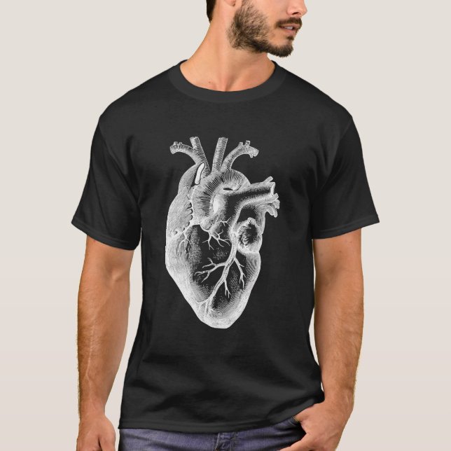 Anatomical Heart Amazing Detail T-Shirt (Front)