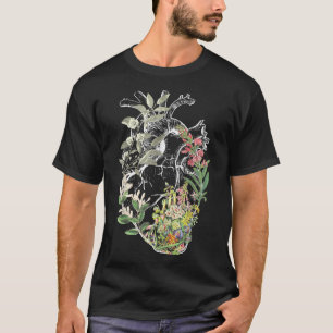 Anatomical Heart And Flowers Show Your Love T-Shirt