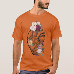 Anatomical Heart And Flowers Show Your Love Women T-Shirt