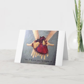 Anatomical Heart card