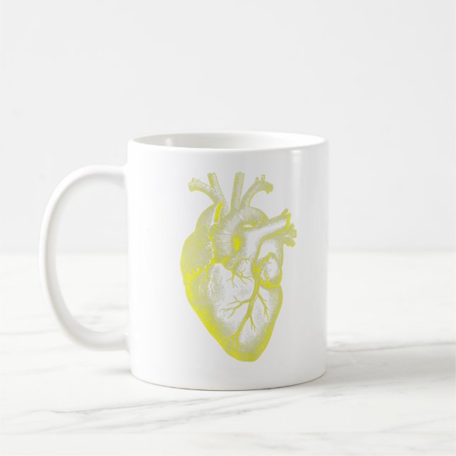 Anatomical Heart Cardiologist Medical School Docto Coffee Mug (Left)