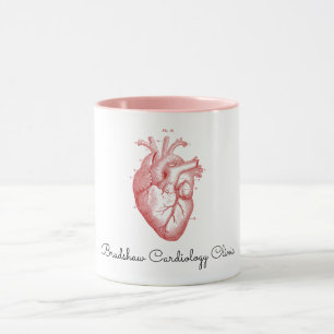 Anatomical Heart Cardiologist Name Coffee Mug