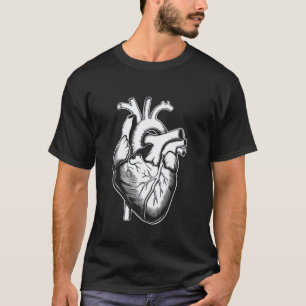 Anatomical Heart Cardiology Medical Cardiac Nurse T-Shirt