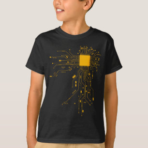 Anatomical Heart Cpu Processor Computer Science Pr T-Shirt