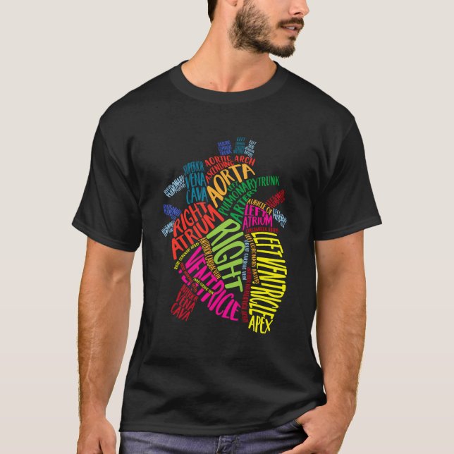 Anatomical Heart Doctor Of Cardiology Shirt (Front)