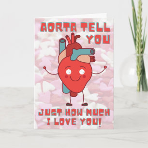 Anatomical Heart Funny Valentine Card