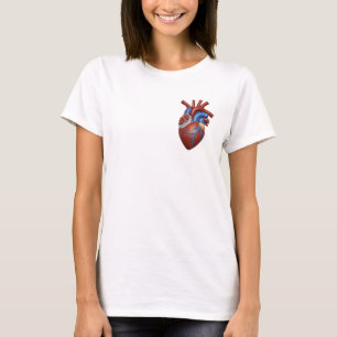Anatomical Heart Illustration T-Shirt