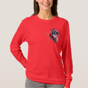 Anatomical Heart – Medical Art Design for Science  T-Shirt