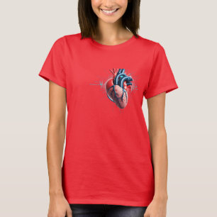 Anatomical Heart – Medical Art Design for Science  T-Shirt