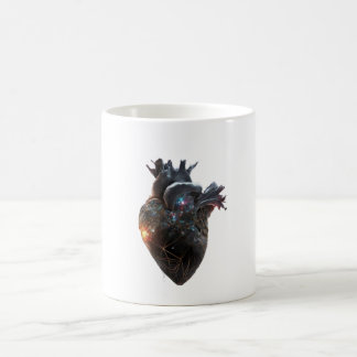 anatomical heart mug cosmic heart galaxy art cup s