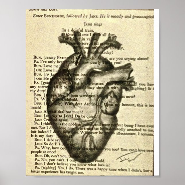 anatomical heart poster (Front)