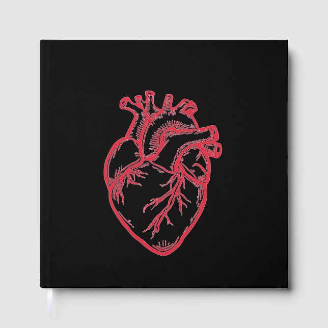 Anatomical Heart Valentine Shirt Guest Book (Front)