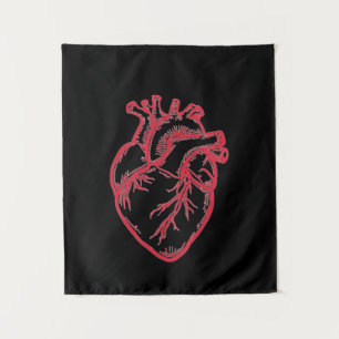 Anatomical Heart Valentine Shirt Tapestry