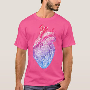 Anatomical Heart Valentines Day T Shirt For Nurses