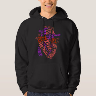 Anatomical Human Heart Cardiology Medical Cardiac Hoodie