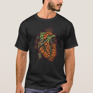 Anatomical Human Heart Cardiology Medical Cardiac T-Shirt