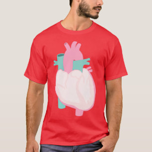 Anatomical pastel heart T-Shirt