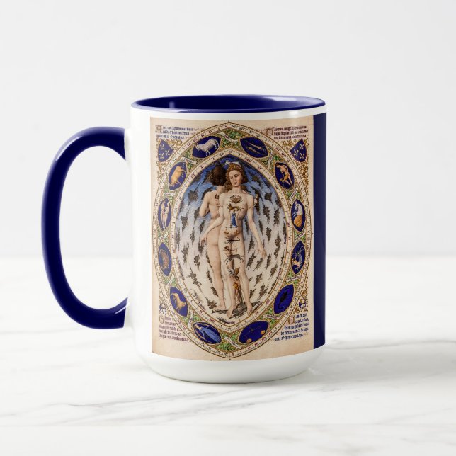  Anatomical Zodiac Man Mug (Left)