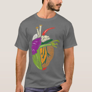 Anatomically Correct Heart From Vegetables T-Shirt
