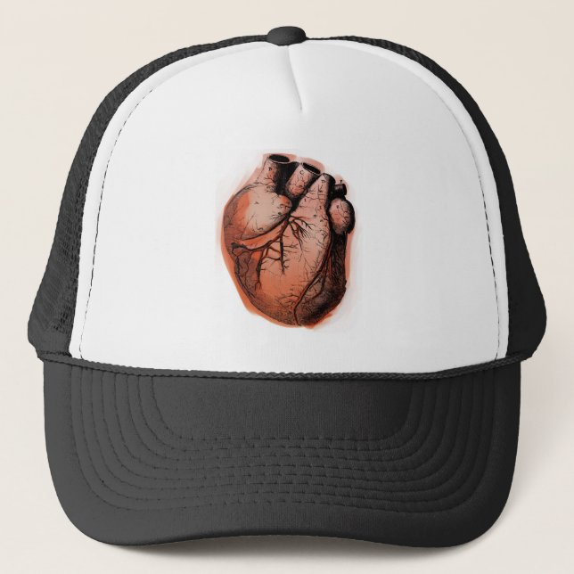 Anatomically Correct Heart Trucker Hat (Front)