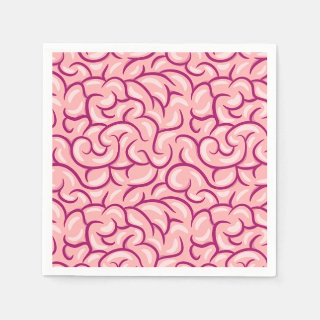 Anatomy Brain Napkin (Front)