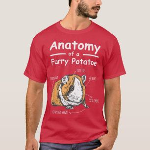 Anatomy Furry Potato Hamster Guinea Pig  T-Shirt