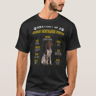 Anatomy German Shorthaired Pointer For Women Men T-Shirt