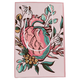 Anatomy Heart Medium Gift Bag