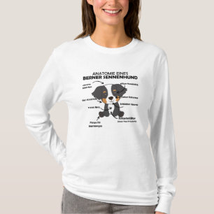 Anatomy Of A Bernese Mountain Dog Cute Dogs Puppy T-Shirt