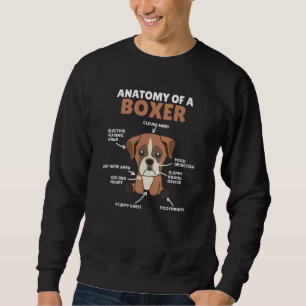 Anatomy Of A Boxer Sweet Dog Puppy Sweatshirt