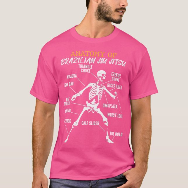 Anatomy Of A Brazilian Jiu Jitsu T-Shirt (Front)