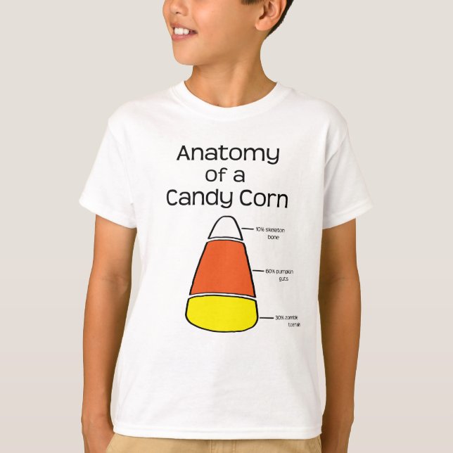 Anatomy of a Candy Corn T-Shirt (Front)