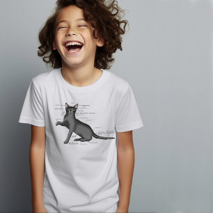 Anatomy of a Cat T-Shirt