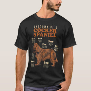 Anatomy Of A Cocker Spaniel Function Of Dogu2019s  T-Shirt