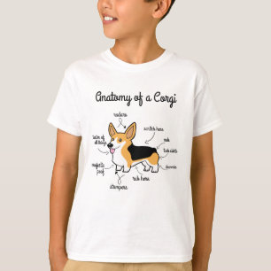 Anatomy Of A Corgi T-Shirt